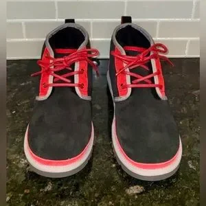 UGG | Shoes | Ugg Menneumel Boots Size Black Red And Gray  display picture 1